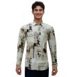 Print Brown Shirt : Ditto