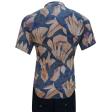 Print Blue Shirt : Ditto