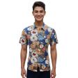 Print Brown Shirt : Ditto
