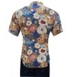Print Brown Shirt : Ditto