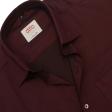 Self Design Maroon Shirt : Ditto