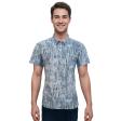 Print Blue Shirt : Ditto