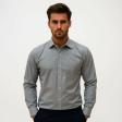Plain Light Gray Shirt : Business