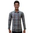 Checks Blue Shirt : Business
