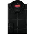 Checks Black Shirt : Business
