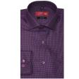 Self Design Mauve Shirt : Business