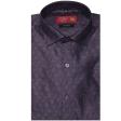Self Design Mauve Shirt : Business