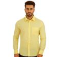 Self Design Lemon Shirt : Slim