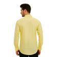 Self Design Lemon Shirt : Slim