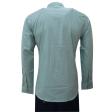 Self Design Green Shirt : Slim