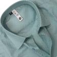 Self Design Green Shirt : Slim