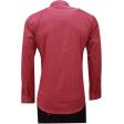Self Design Red Shirt : Slim