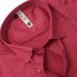 Self Design Red Shirt : Slim