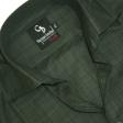 Checks Dark Green Shirt : Business