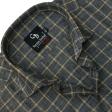 Checks Dark Gray Shirt : Business