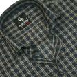Checks Dark Green Shirt : Business