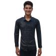 Checks Navy Blue Shirt : Business