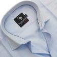 Plain Blue Shirt : Business