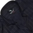 Stripes Navy Blue Shirt : Business