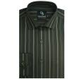 Stripes Dark Green Shirt : Business