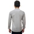 Stripes Light Gray Shirt : Business