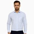 Stripes Blue Shirt : Business
