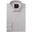 Stripes Peach Shirt : Business