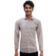 Stripes Brown Shirt : Business