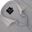 Self Design Light Gray Shirt : Business