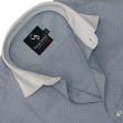 Self Design Light Blue Shirt : Business