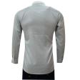 Self Design Light Gray Shirt : Business