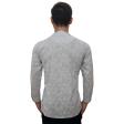 Print Gray Shirt : Party