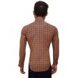 Self Design Maroon Shirt : Ditto