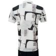 Print Black T-shirt : Regular