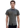 Handpainted Gray Shirt : Ditto