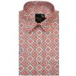 Print Brown Shirt : Party