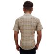 Print Brown Shirt : Party