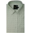 Print Green Shirt : Party