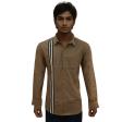Combination Brown Shirt : Ditto