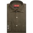 Stripes Brown Shirt : Business