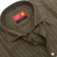Stripes Brown Shirt : Business