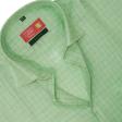Checks Green Shirt : Business