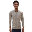 Stripes Brown Shirt : Business