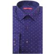 Self Design Mauve Shirt : Slim
