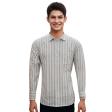 Stripes Khaki Shirt : Business
