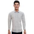 Stripes Mauve Shirt : Business