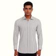 Stripes Gray Shirt : Business