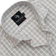 Checks Fawn Shirt : Business