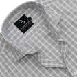 Checks Gray Shirt : Business