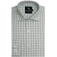 Checks Green Shirt : Business